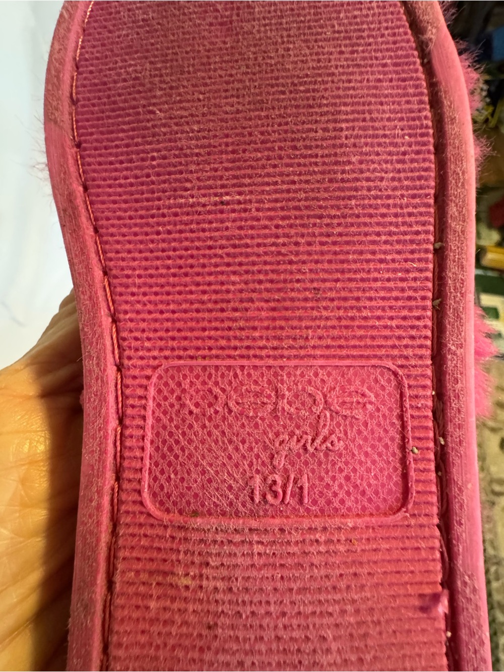 Bebe Fuzzy Slippers - Picture 5 of 5
